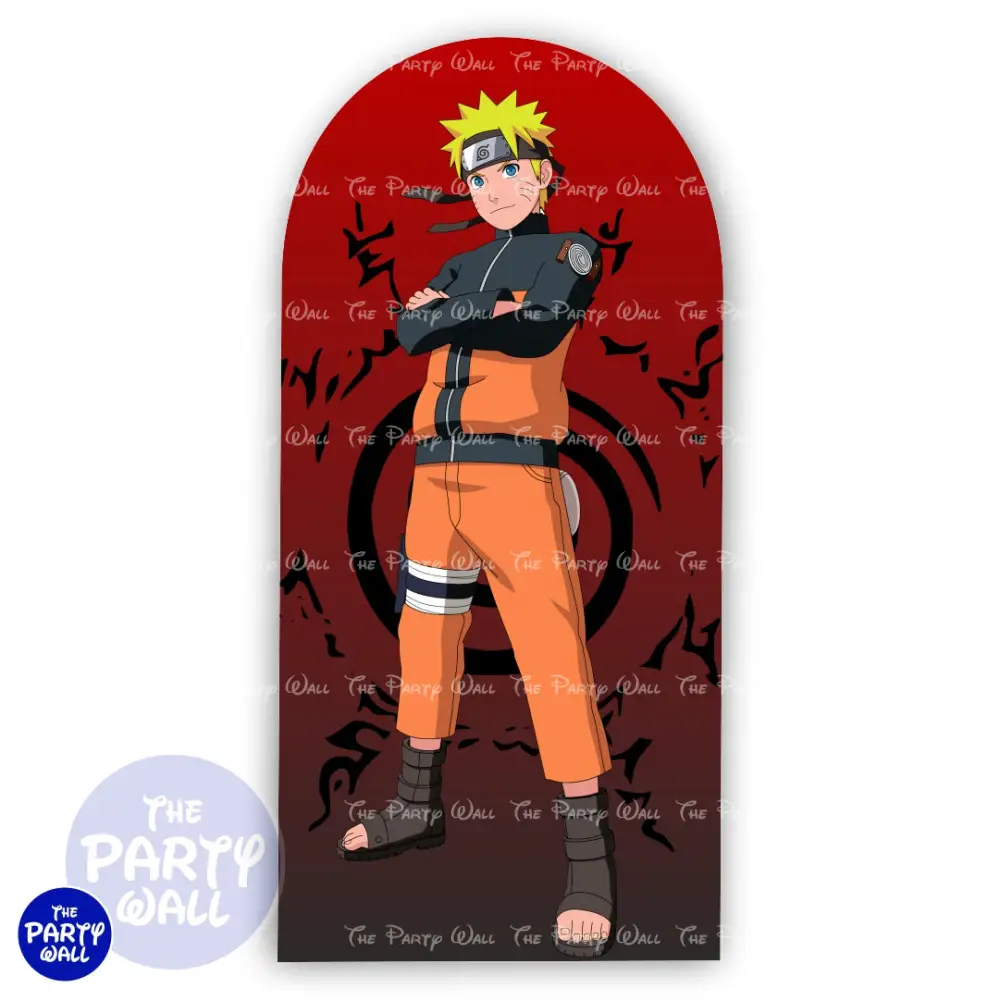 Naruto - Funda para mampara de punta redonda o rectangular The Party Wall