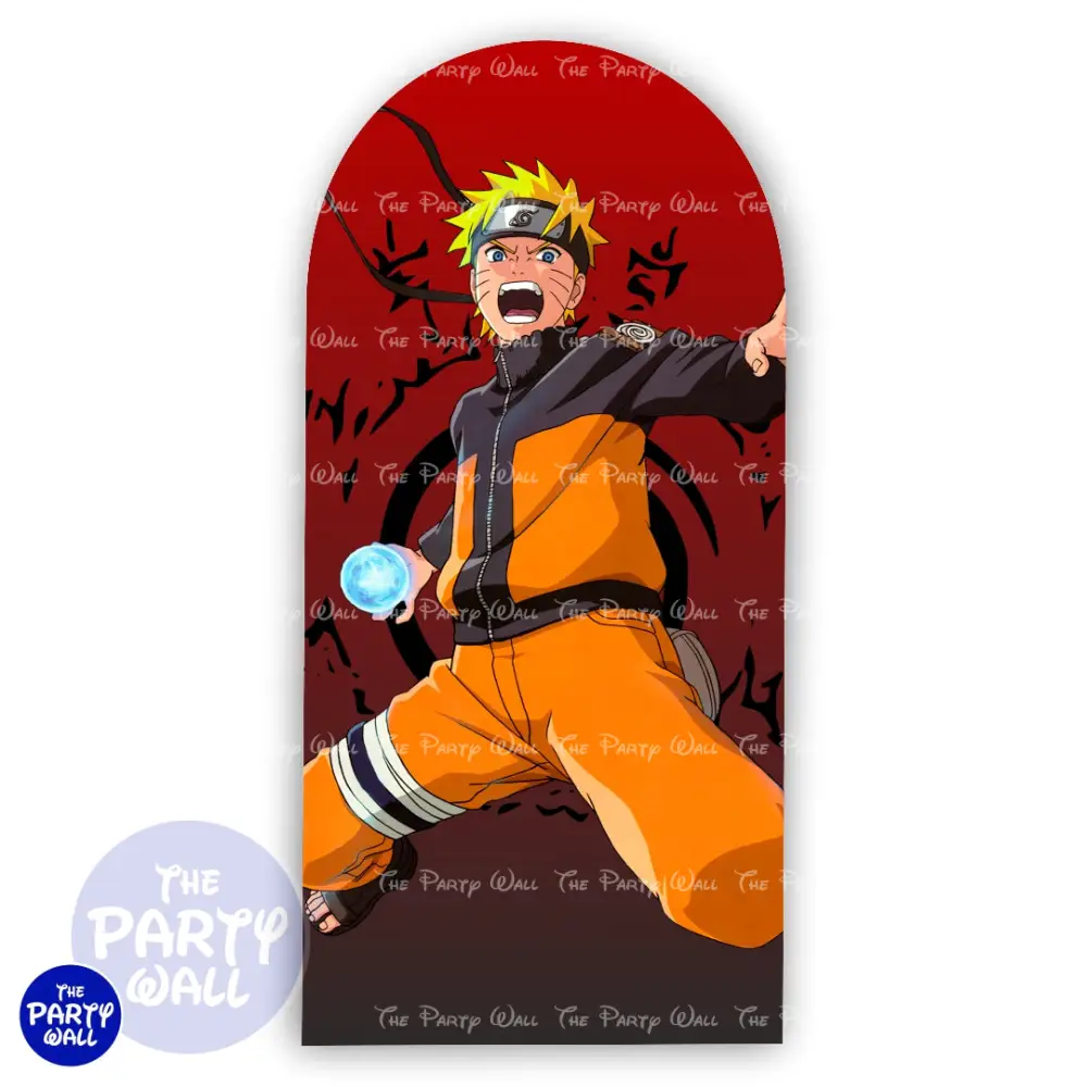Naruto - Funda para mampara de punta redonda o rectangular The Party Wall