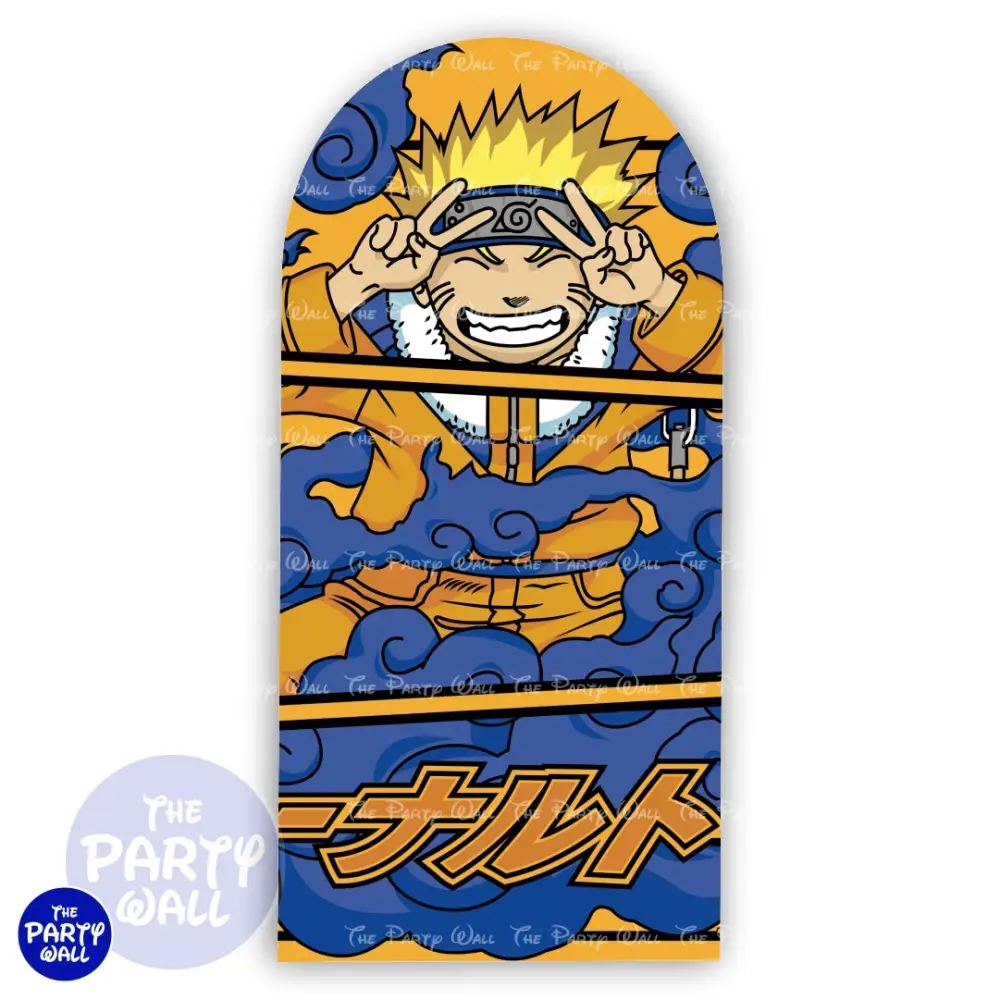 Naruto - Funda para mampara de punta redonda o rectangular The Party Wall