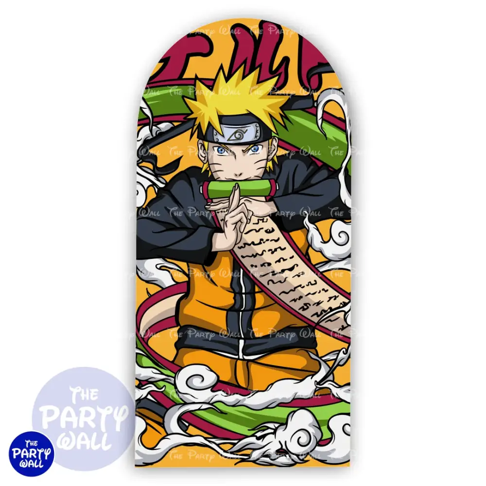 Naruto - Funda para mampara de punta redonda o rectangular The Party Wall