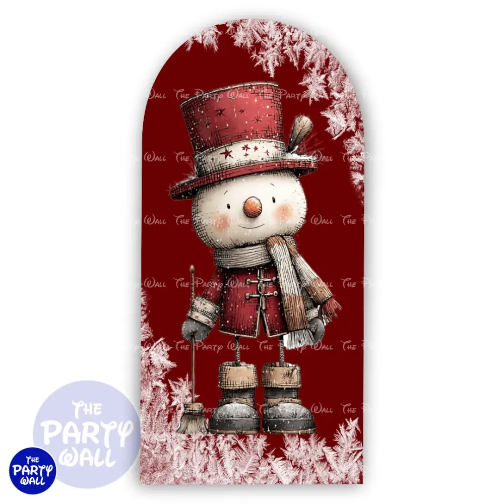 Navidad - Funda para mampara de punta redonda o rectangular The Party Wall