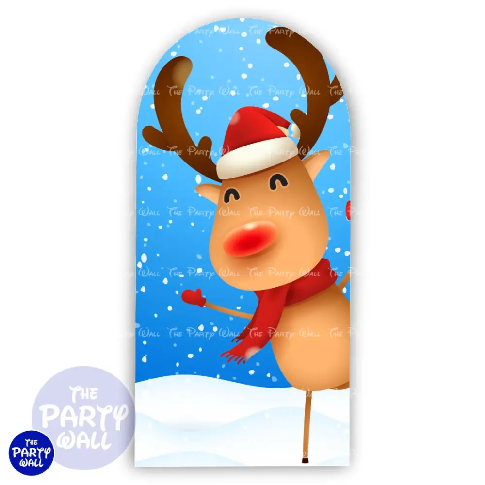 Navidad - Funda para mampara de punta redonda o rectangular The Party Wall