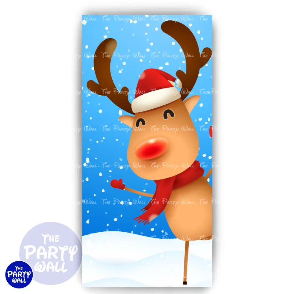 Navidad - Funda para mampara de punta redonda o rectangular The Party Wall