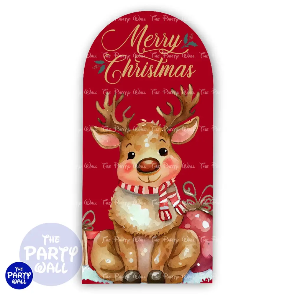 Navidad - Funda para mampara de punta redonda o rectangular The Party Wall