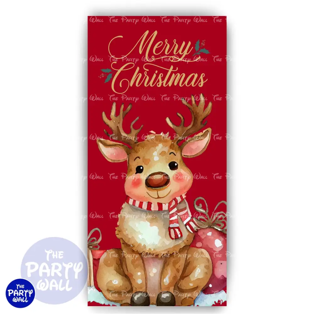 Navidad - Funda para mampara de punta redonda o rectangular The Party Wall