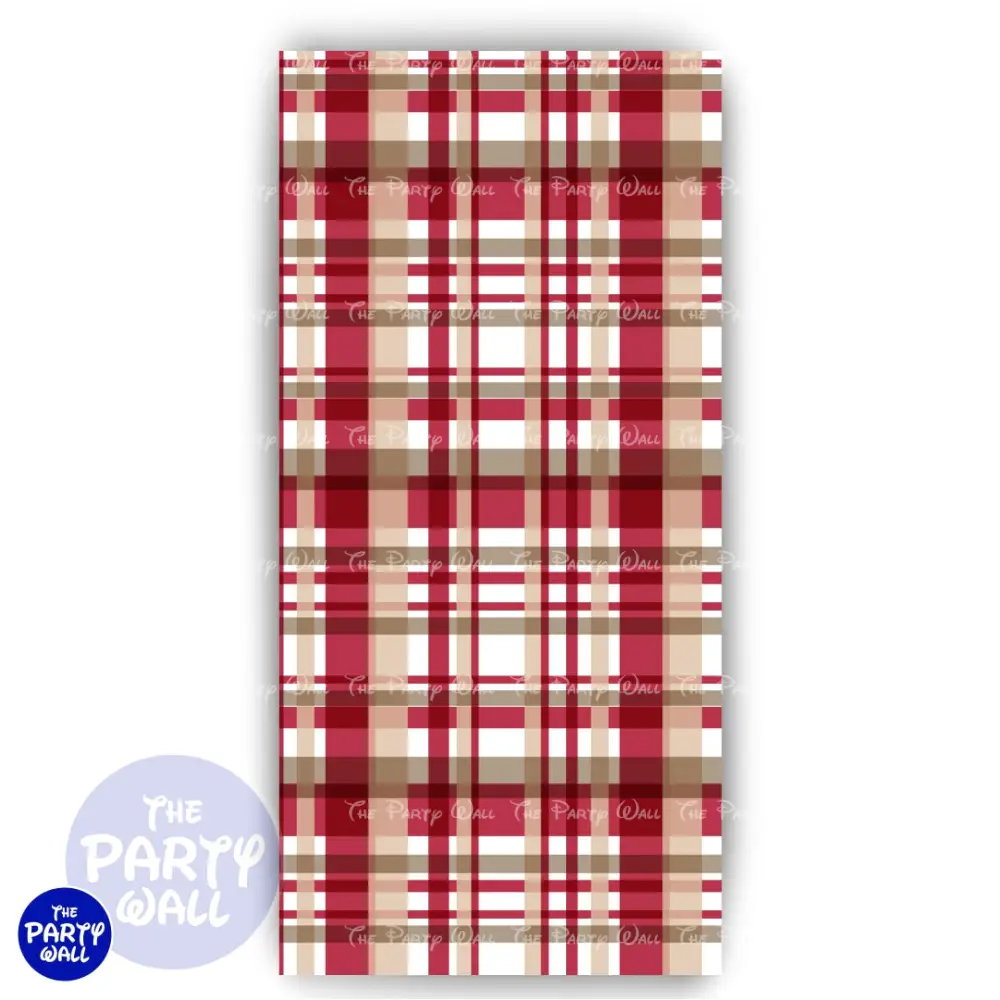 Navidad - Funda para mampara de punta redonda o rectangular The Party Wall