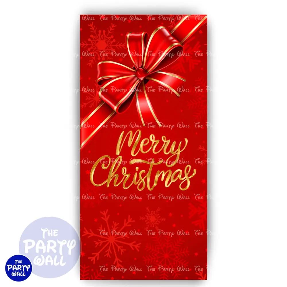 Navidad - Funda para mampara de punta redonda o rectangular The Party Wall