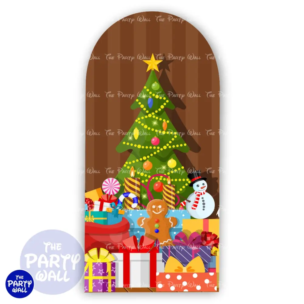 Navidad - Funda para mampara de punta redonda o rectangular The Party Wall