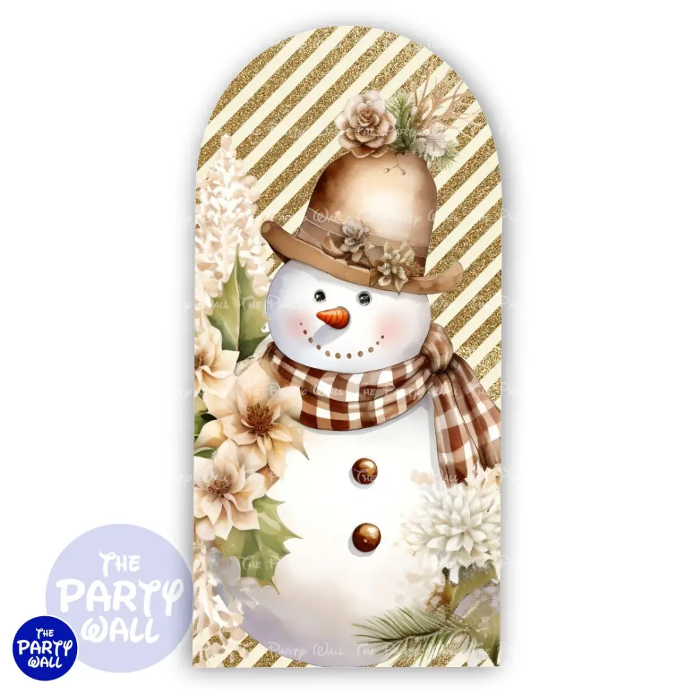 Navidad - Funda para mampara de punta redonda o rectangular The Party Wall
