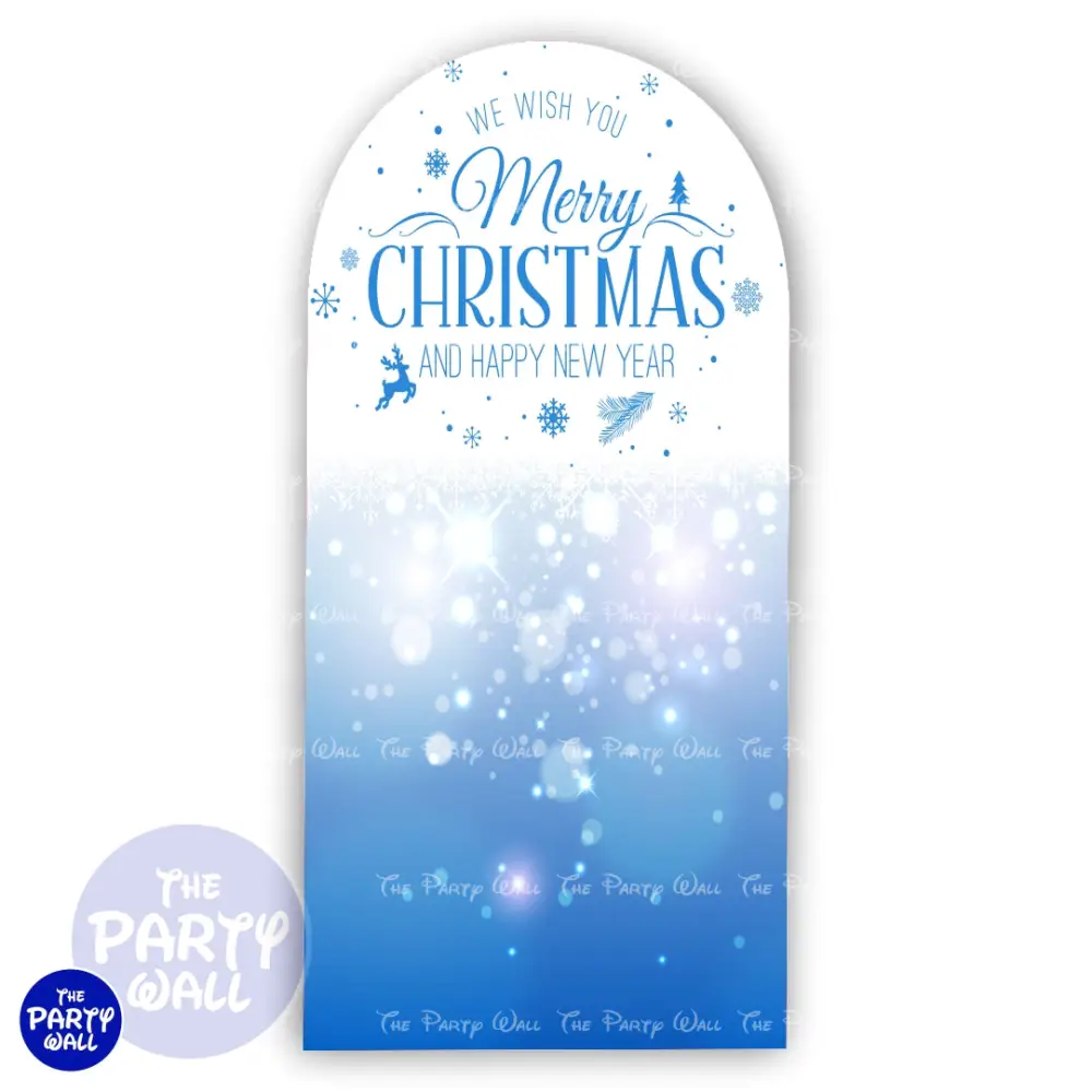 Navidad - Funda para mampara de punta redonda o rectangular The Party Wall