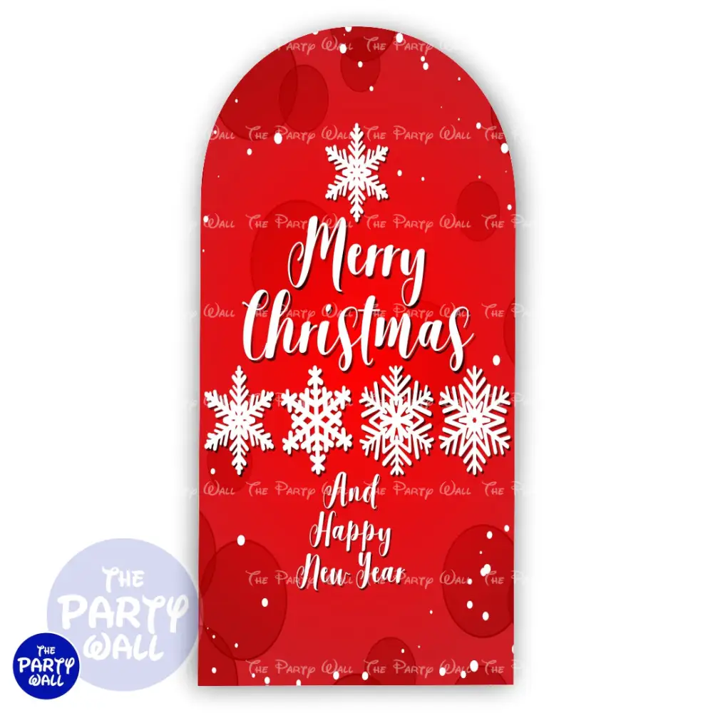 Navidad - Funda para mampara de punta redonda o rectangular The Party Wall