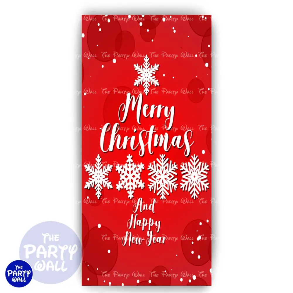 Navidad - Funda para mampara de punta redonda o rectangular The Party Wall