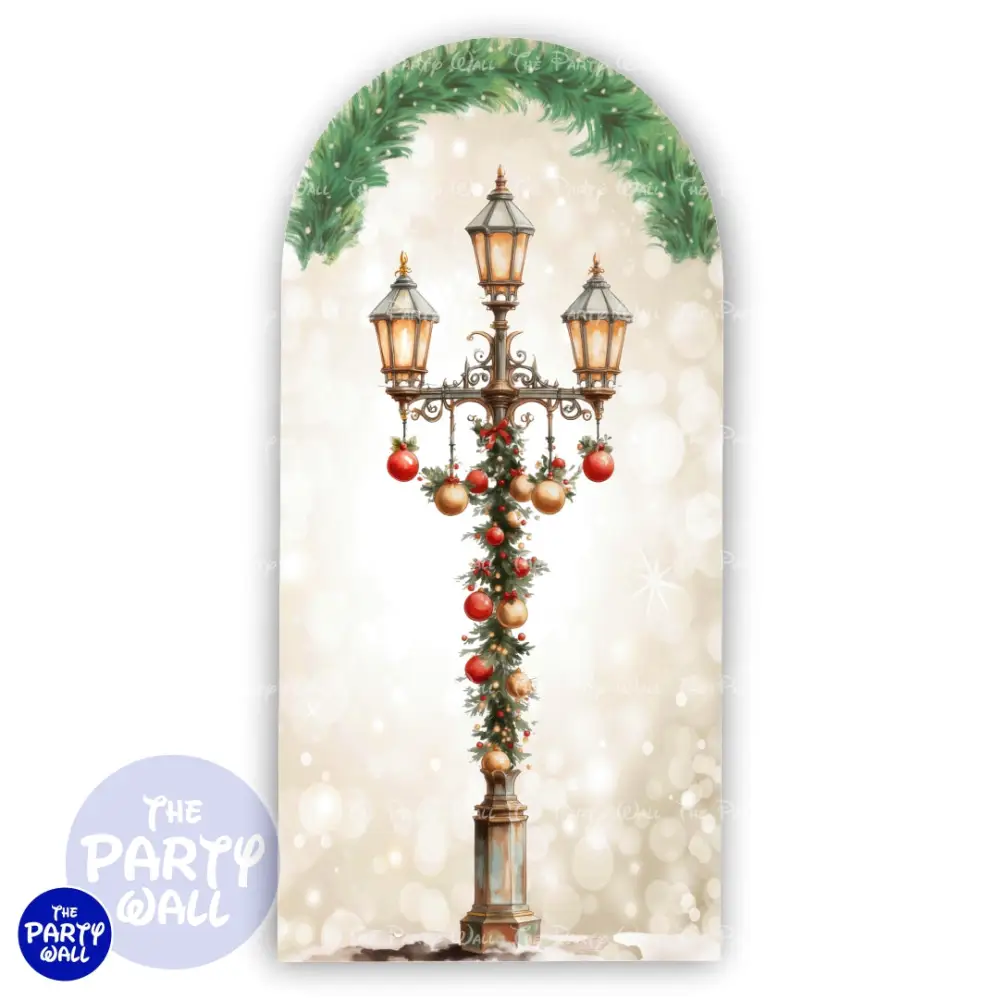 Navidad - Funda para mampara de punta redonda o rectangular The Party Wall