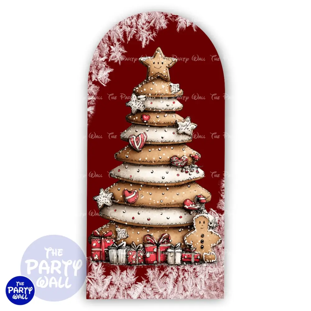 Navidad - Funda para mampara de punta redonda o rectangular The Party Wall