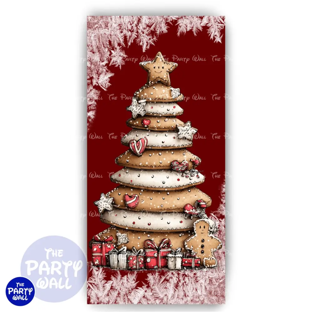 Navidad - Funda para mampara de punta redonda o rectangular The Party Wall