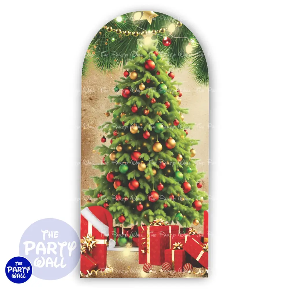 Navidad - Funda para mampara de punta redonda o rectangular The Party Wall