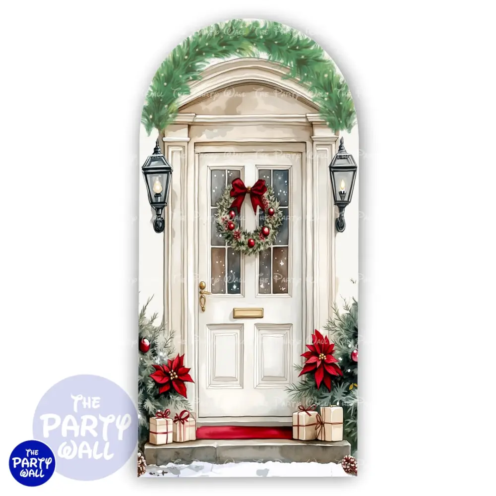 Navidad - Funda para mampara de punta redonda o rectangular The Party Wall
