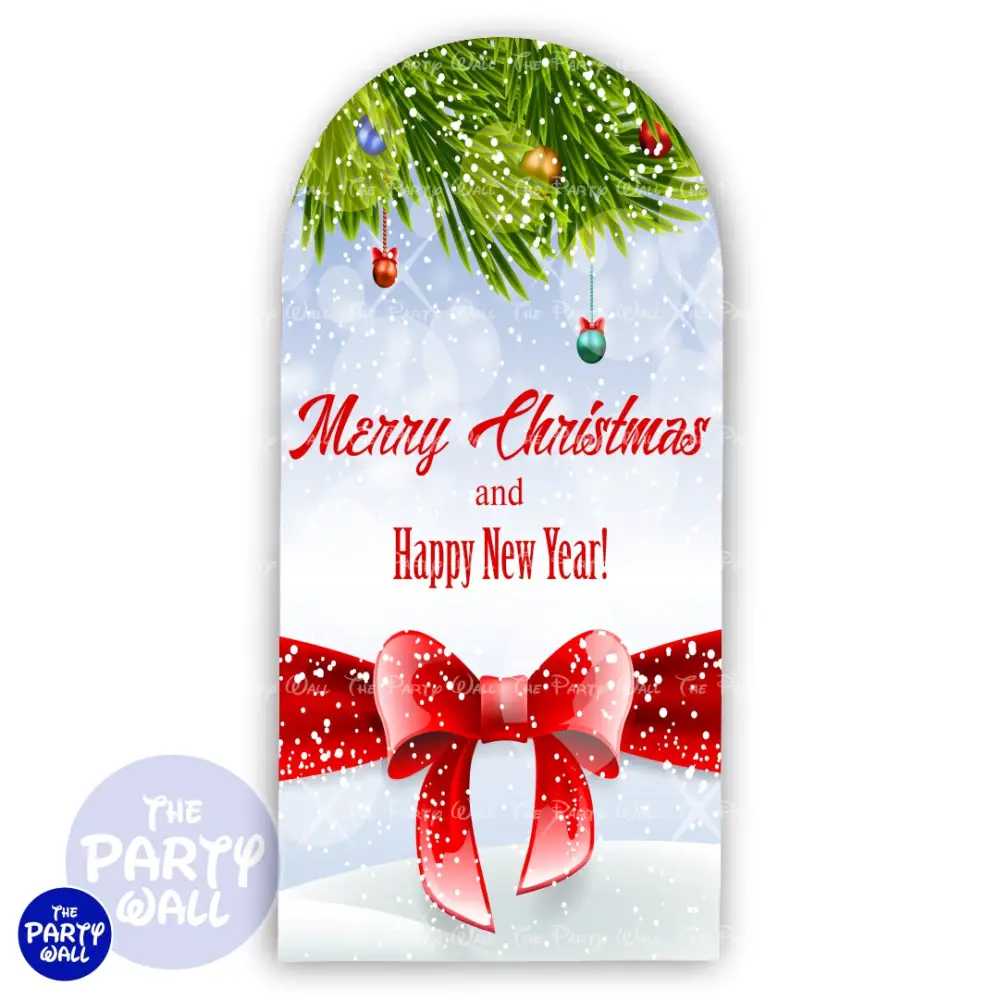 Navidad - Funda para mampara de punta redonda o rectangular The Party Wall