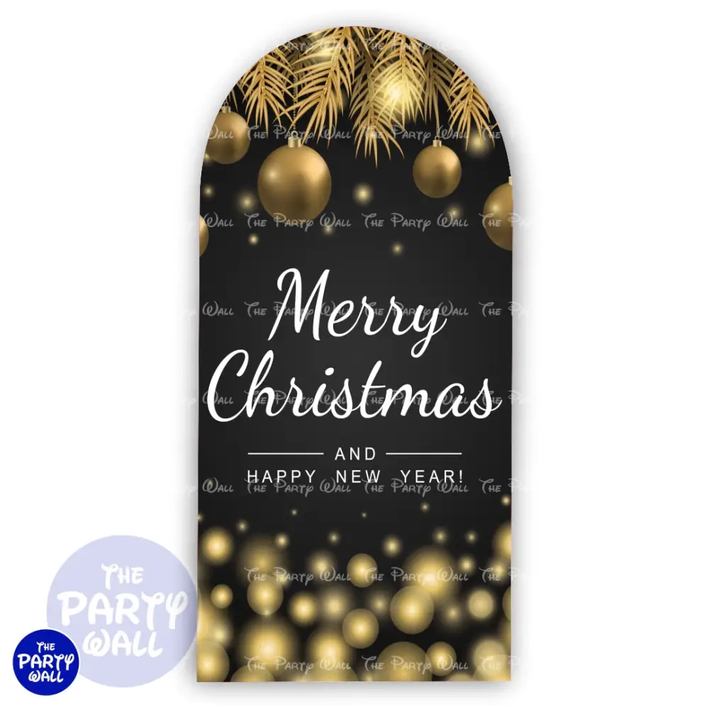 Navidad - Funda para mampara de punta redonda o rectangular The Party Wall