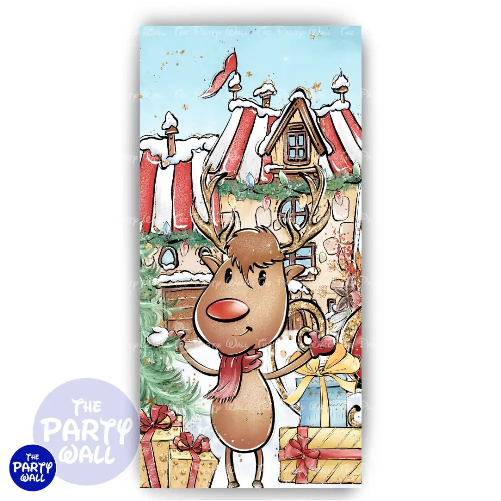Navidad - Funda para mampara de punta redonda o rectangular The Party Wall