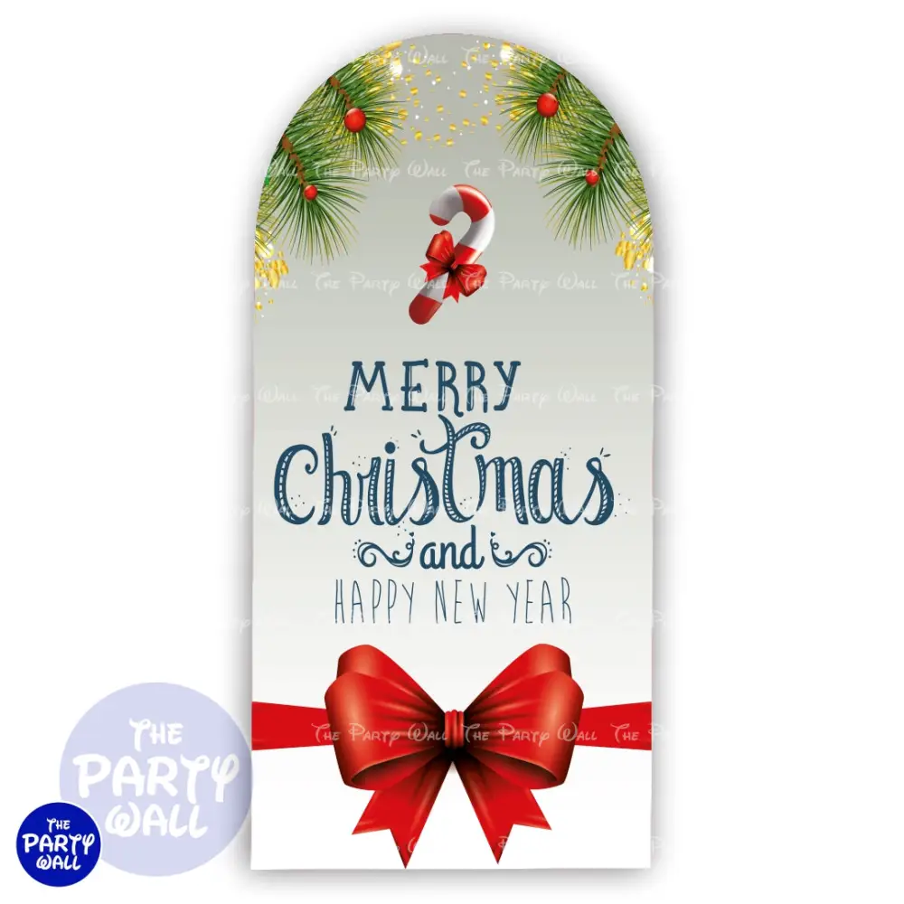 Navidad - Funda para mampara de punta redonda o rectangular The Party Wall