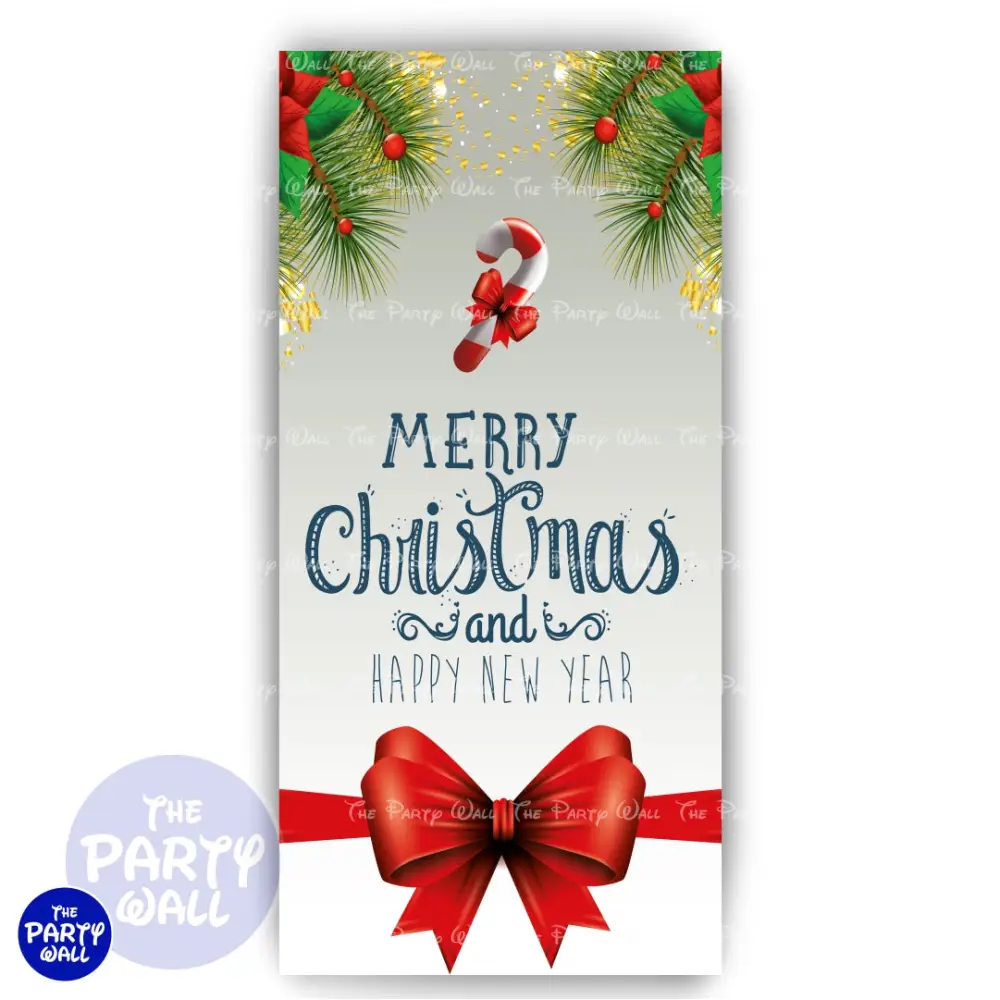 Navidad - Funda para mampara de punta redonda o rectangular The Party Wall