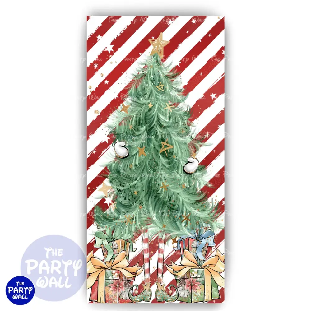 Navidad - Funda para mampara de punta redonda o rectangular The Party Wall