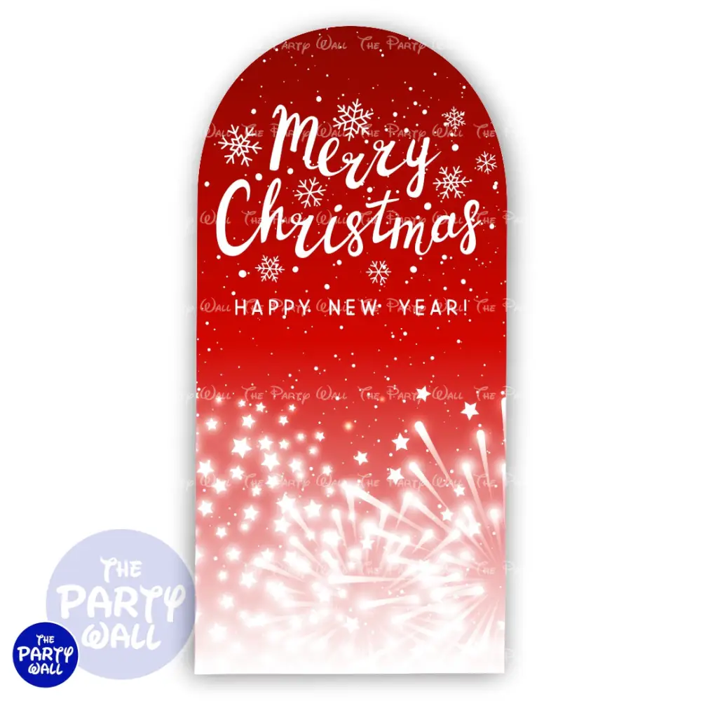 Navidad - Funda para mampara de punta redonda o rectangular The Party Wall