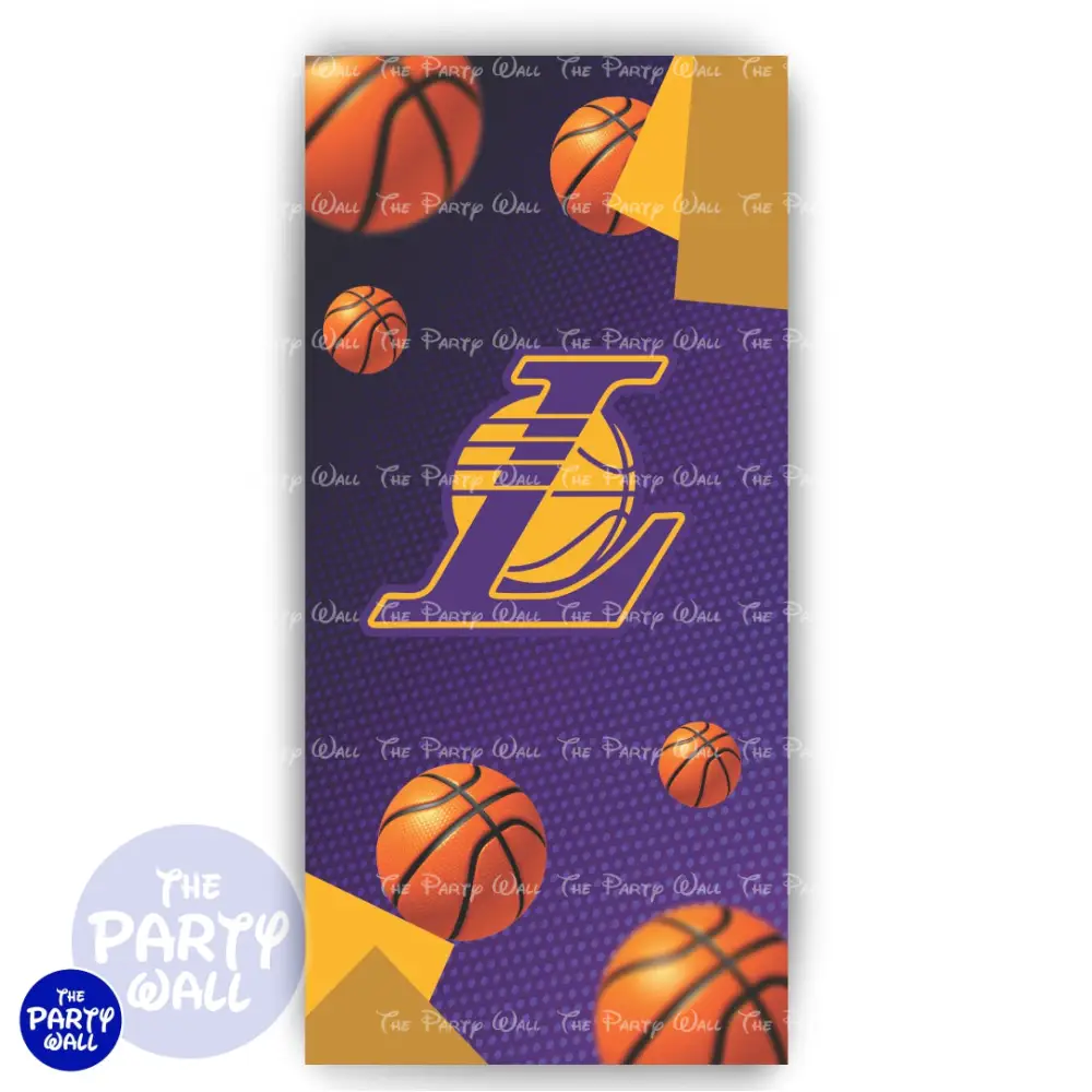 NBA - Funda para mampara de punta redonda o rectangular The Party Wall