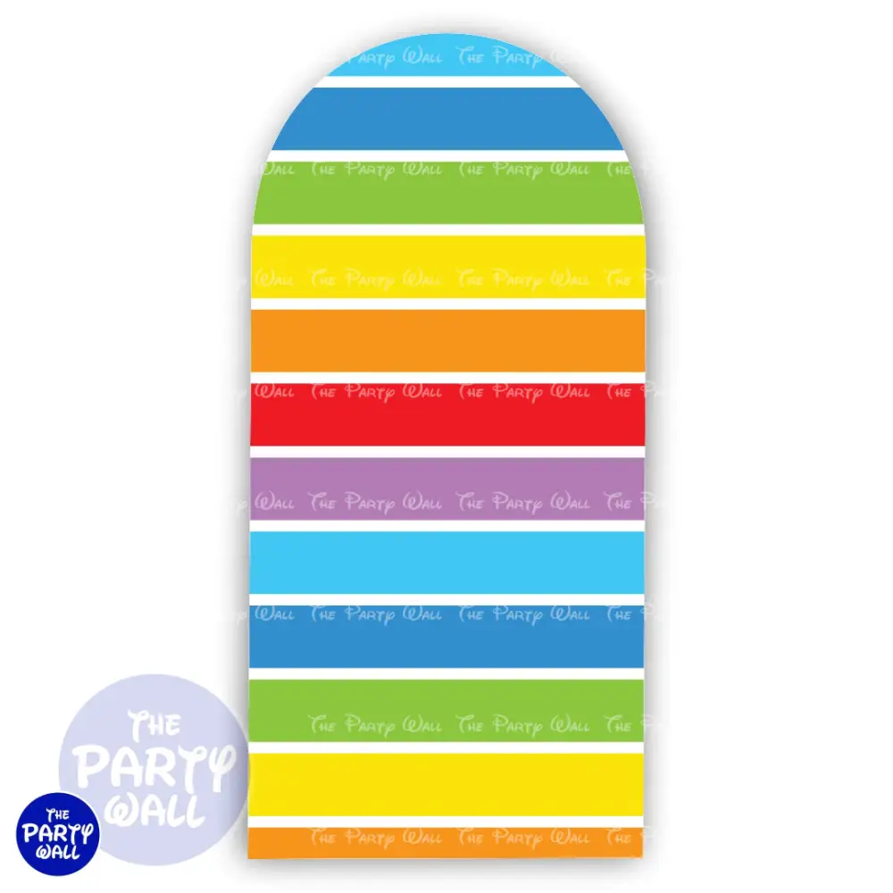 Number Blocks - Funda para mampara de punta redonda o rectangular The Party Wall