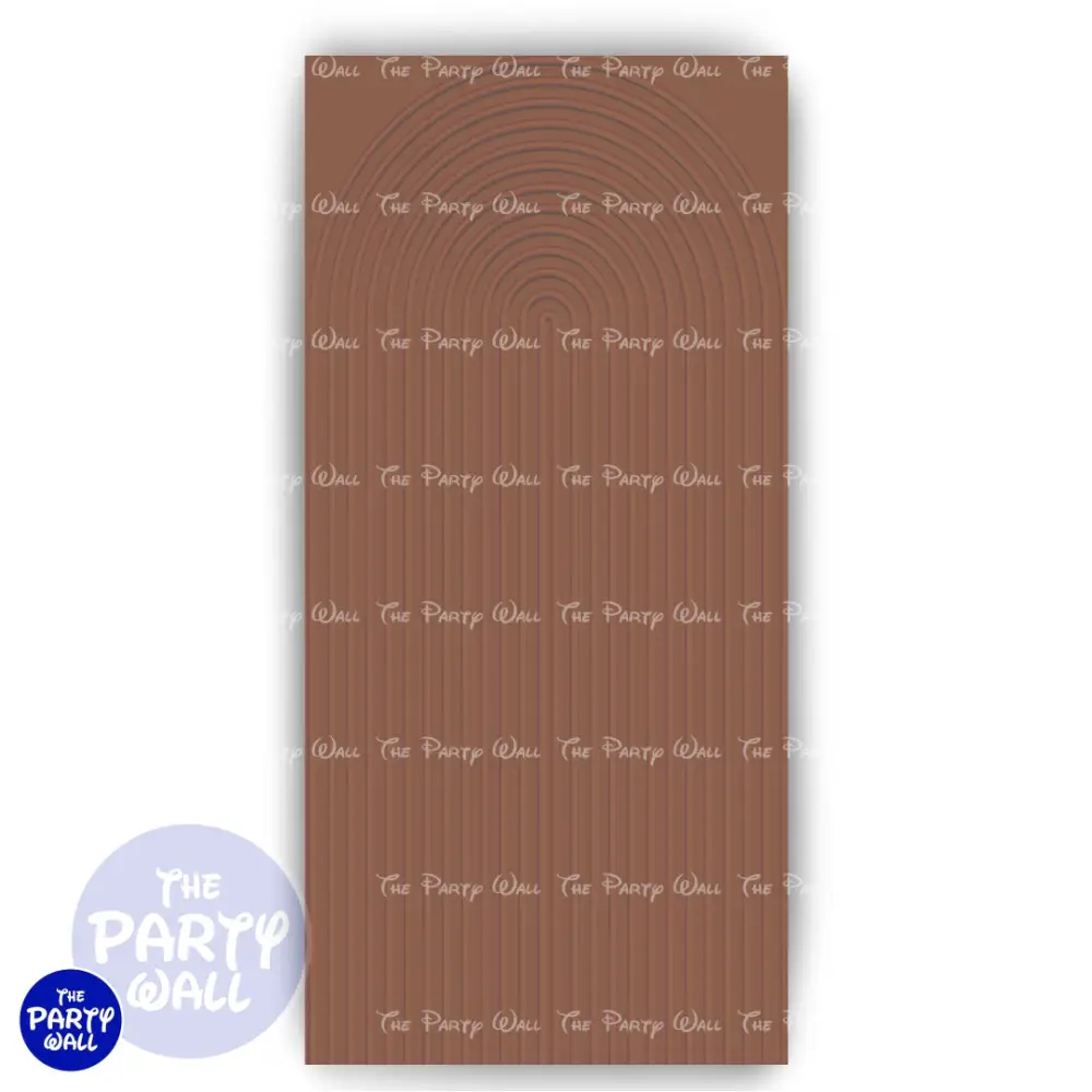 Ondas - Funda para mampara de punta redonda o rectangular The Party Wall