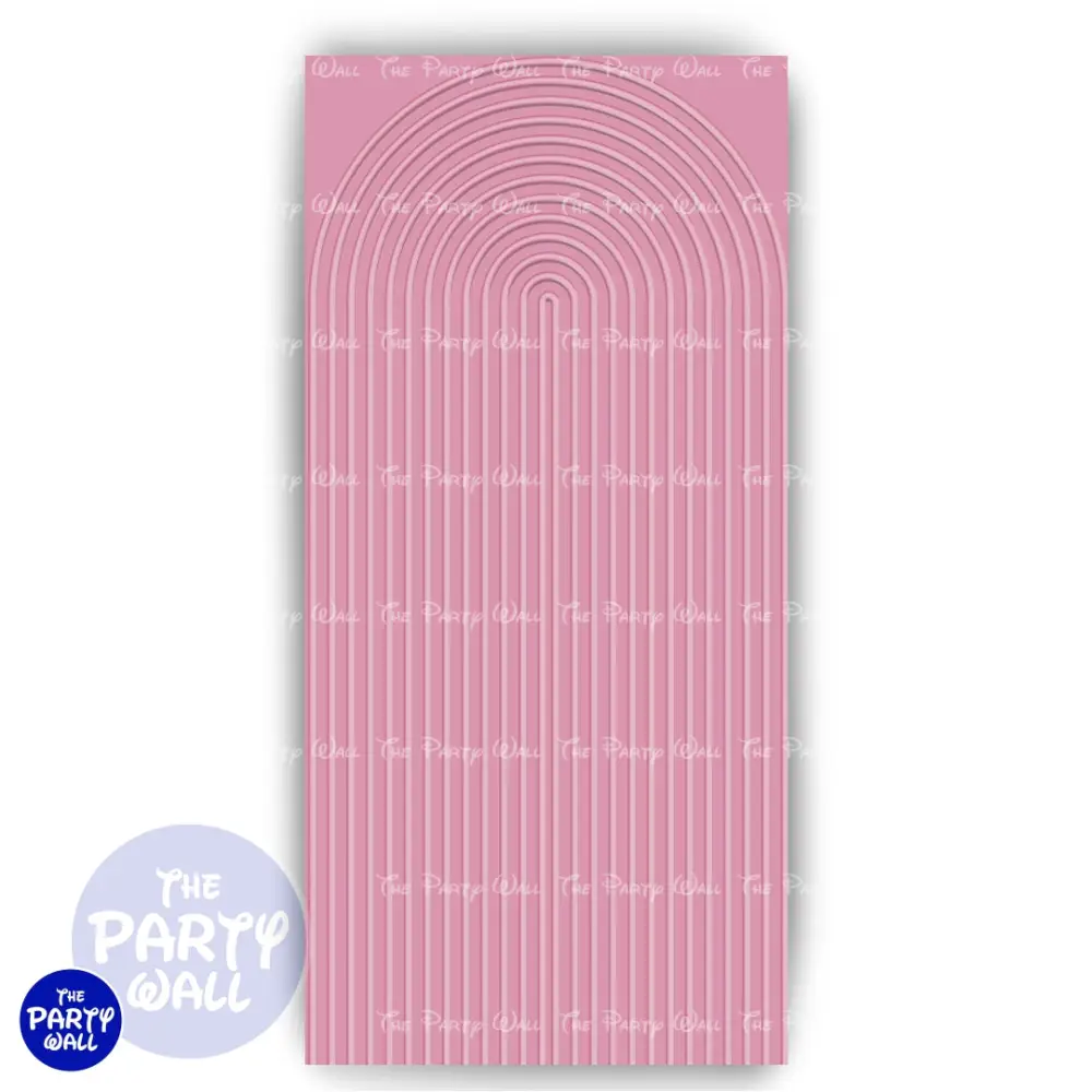 Ondas - Funda para mampara de punta redonda o rectangular The Party Wall