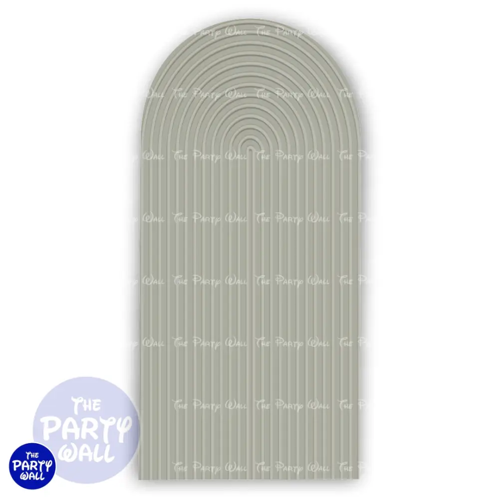 Ondas - Funda para mampara de punta redonda o rectangular The Party Wall