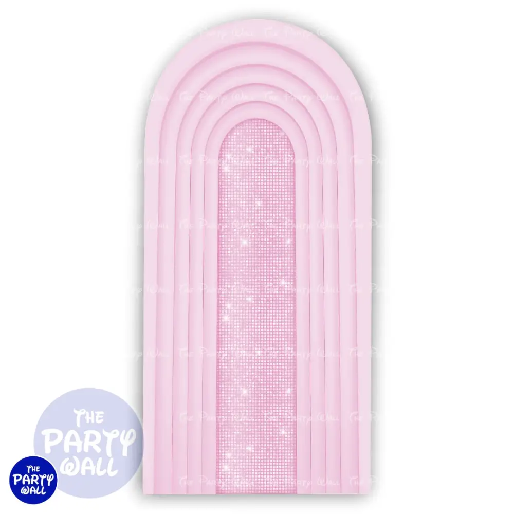 Ondas - Funda para mampara de punta redonda o rectangular The Party Wall