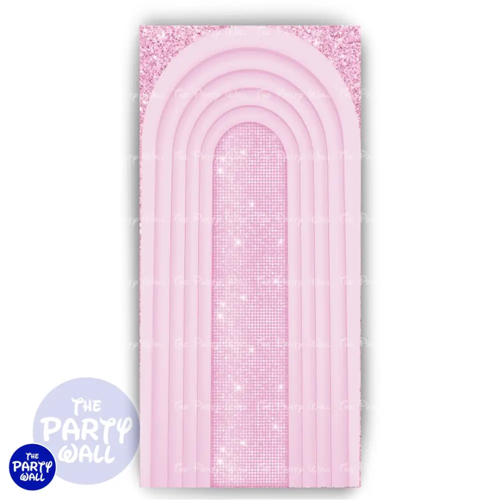 Ondas - Funda para mampara de punta redonda o rectangular The Party Wall