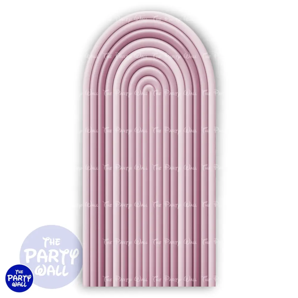 Ondas - Funda para mampara de punta redonda o rectangular The Party Wall