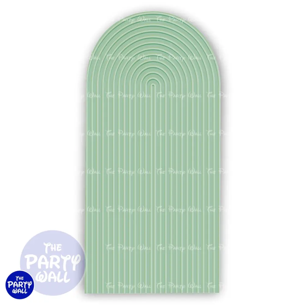 Ondas - Funda para mampara de punta redonda o rectangular The Party Wall