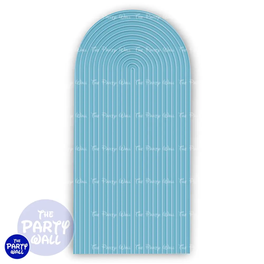 Ondas - Funda para mampara de punta redonda o rectangular The Party Wall