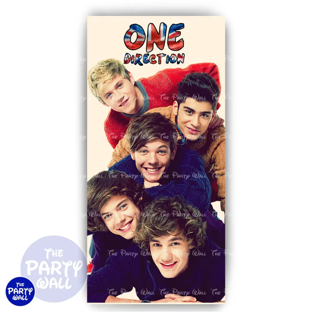 One Direction - Funda para mampara de punta redonda o rectangular The Party Wall
