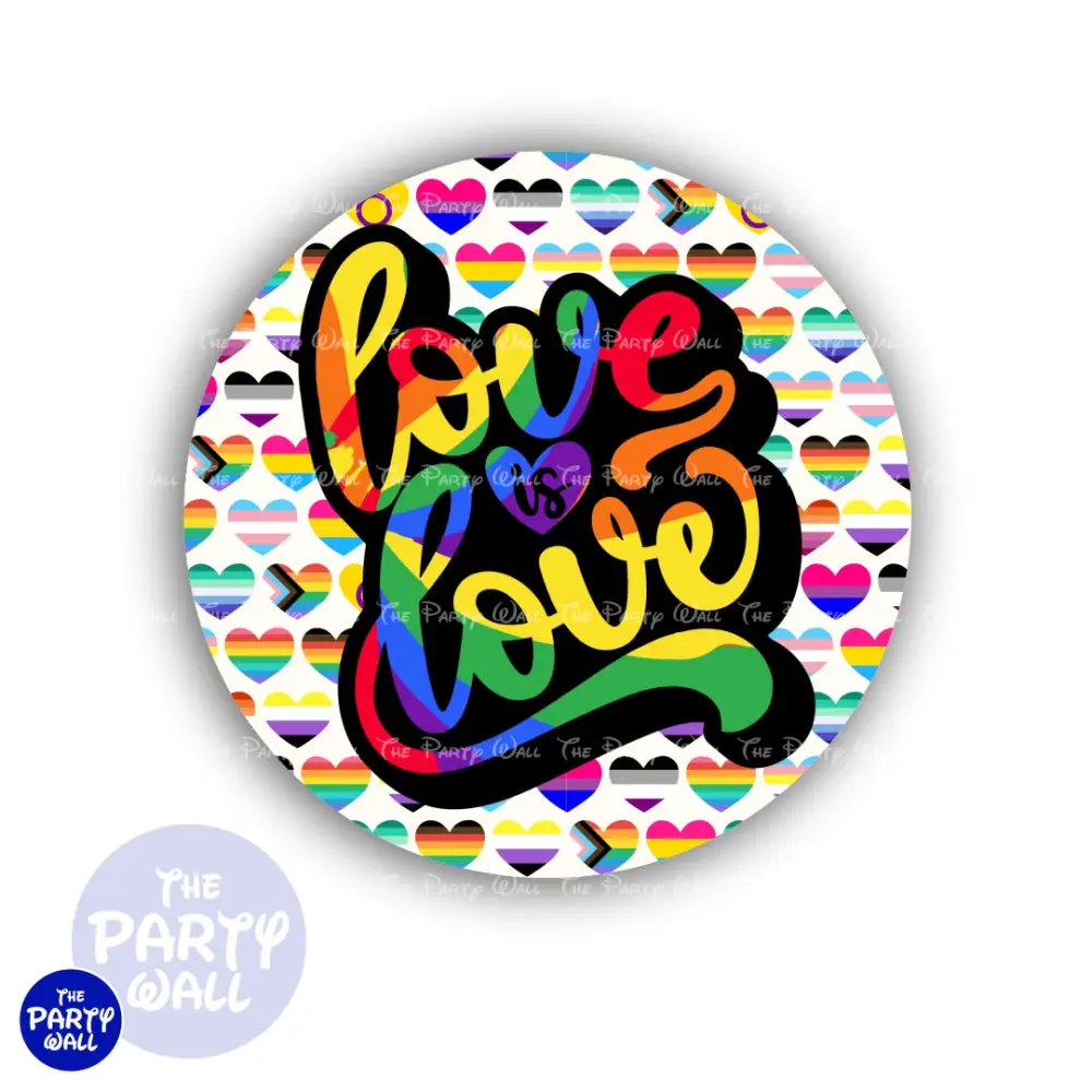 Orgullo - Funda para mampara circular The Party Wall