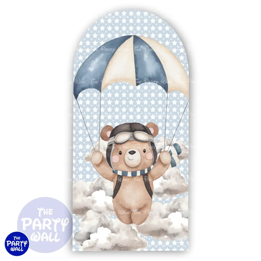Ositos Cute - Funda para mampara de punta redonda o rectangular The Party Wall