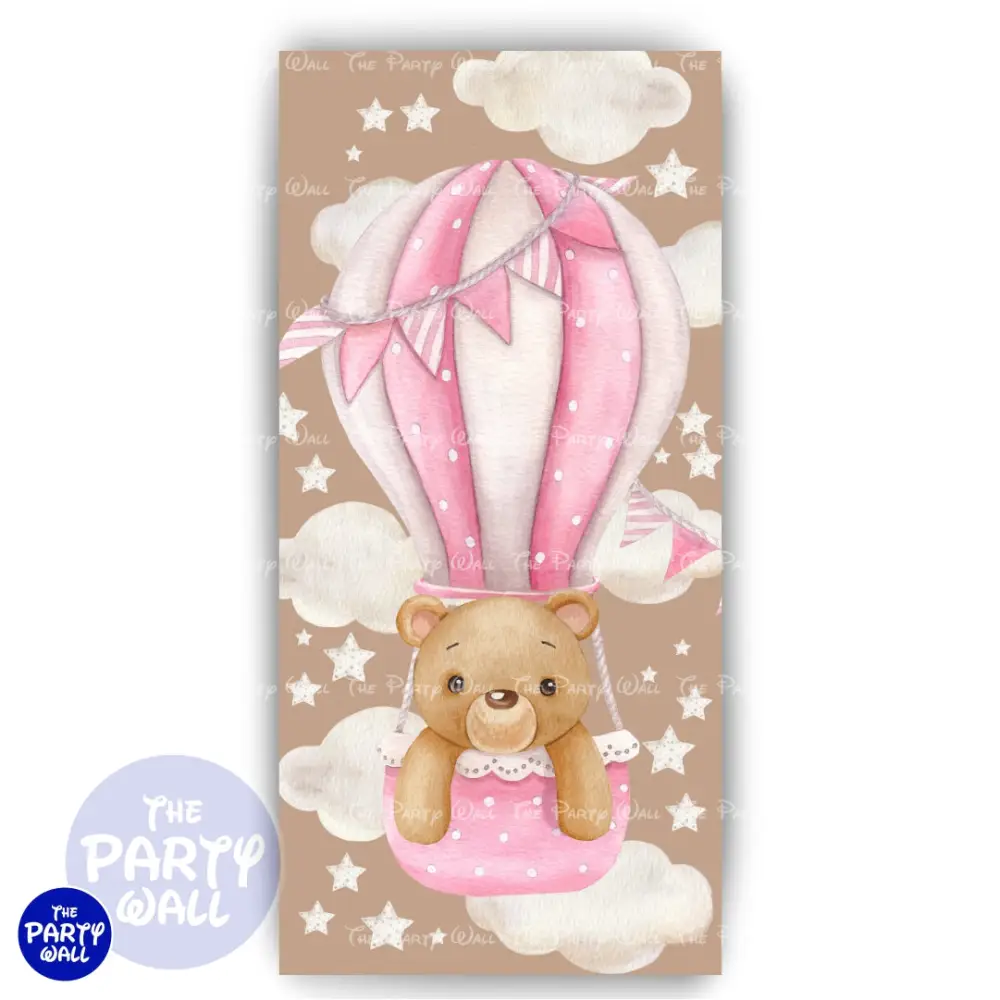 Ositos Cute - Funda para mampara de punta redonda o rectangular The Party Wall