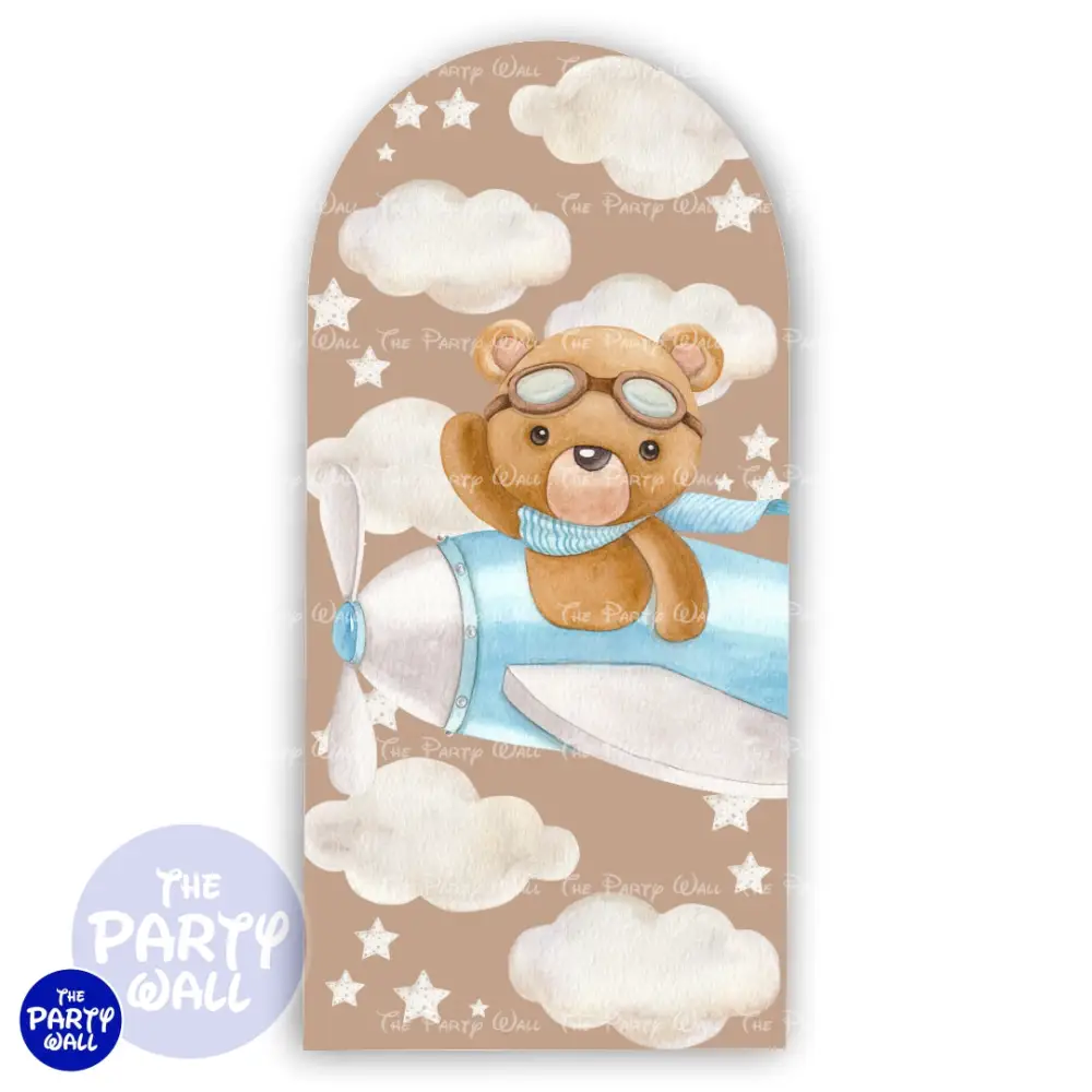 Ositos Cute - Funda para mampara de punta redonda o rectangular The Party Wall