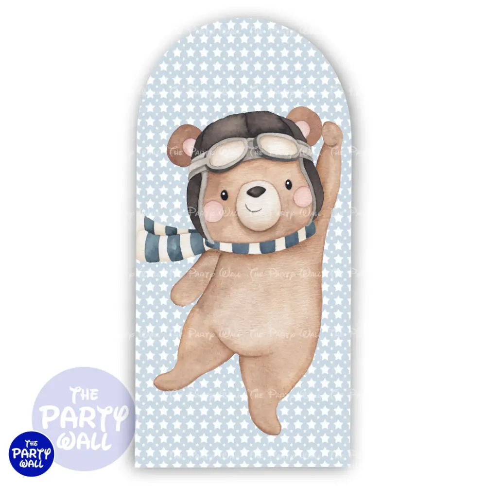 Ositos Cute - Funda para mampara de punta redonda o rectangular The Party Wall