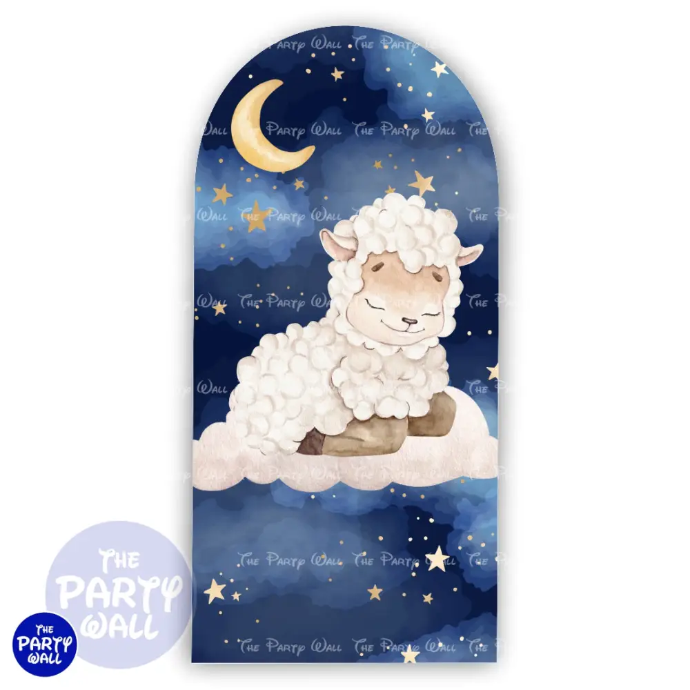 Oveja Cute - Funda para mampara de punta redonda o rectangular The Party Wall