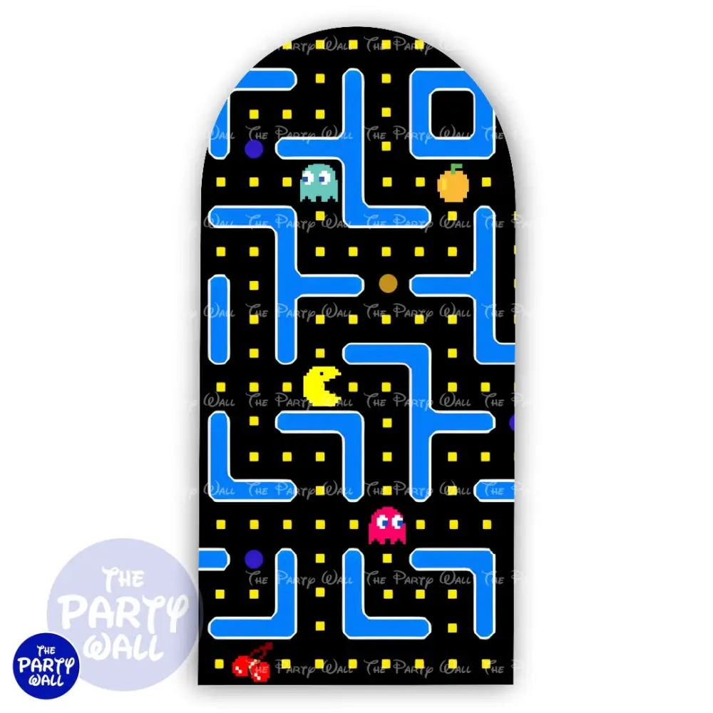 Pac-Man - Funda para mampara de punta redonda o rectangular The Party Wall