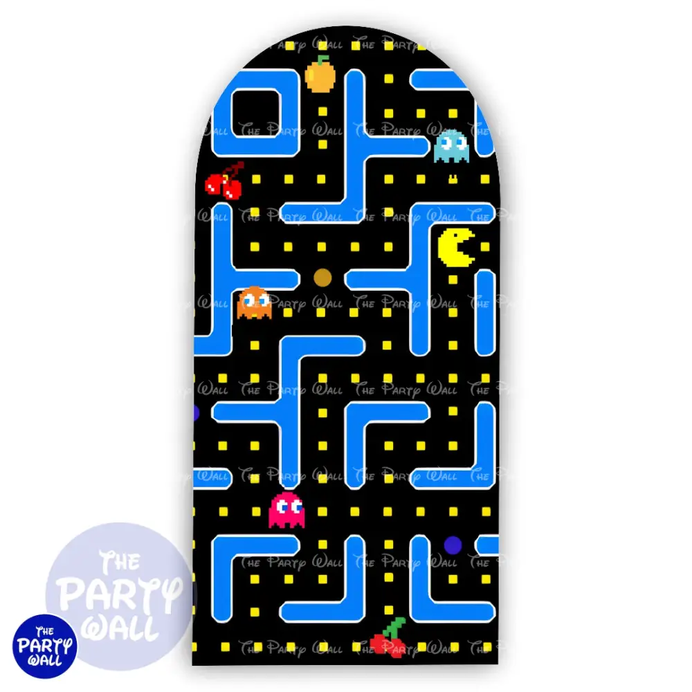 Pac-Man - Funda para mampara de punta redonda o rectangular The Party Wall