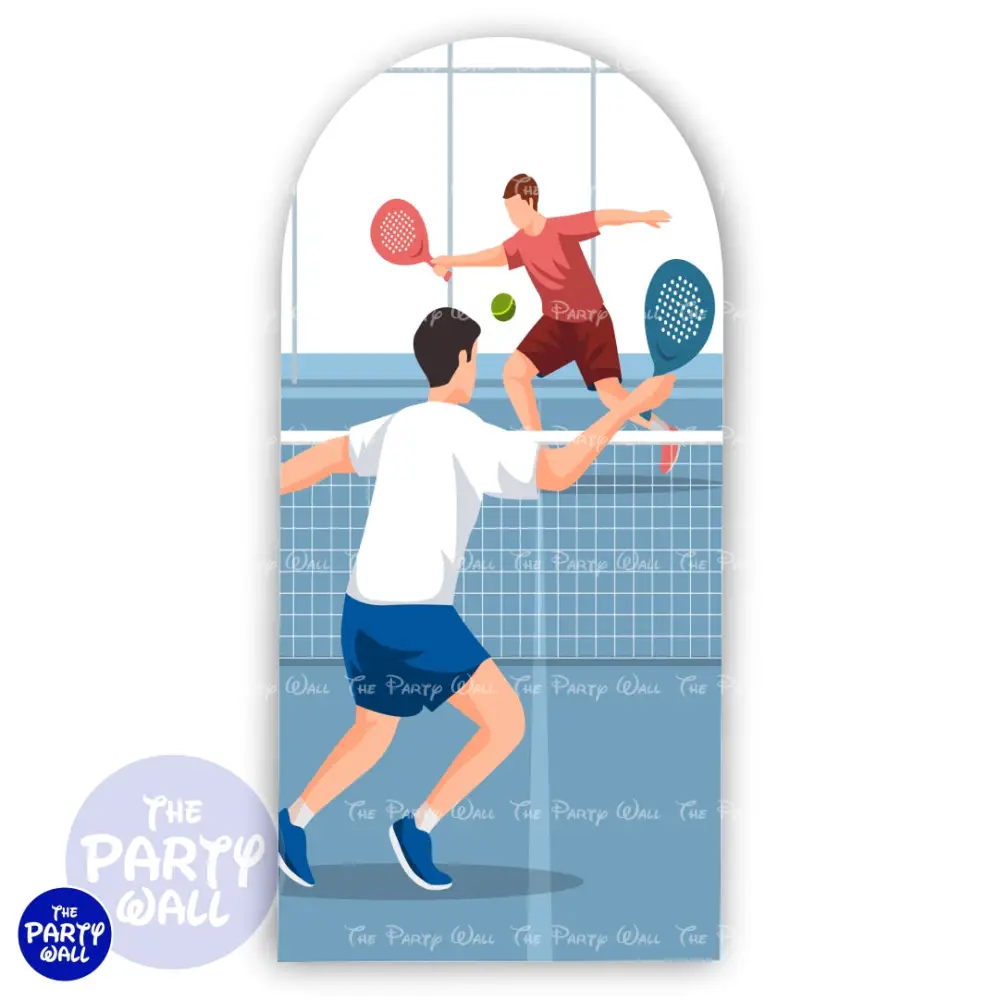 Padel - Funda para mampara de punta redonda o rectangular The Party Wall