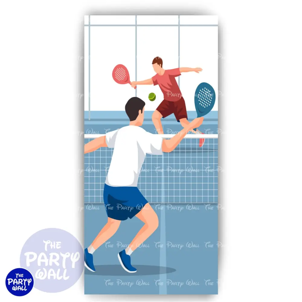 Padel - Funda para mampara de punta redonda o rectangular The Party Wall