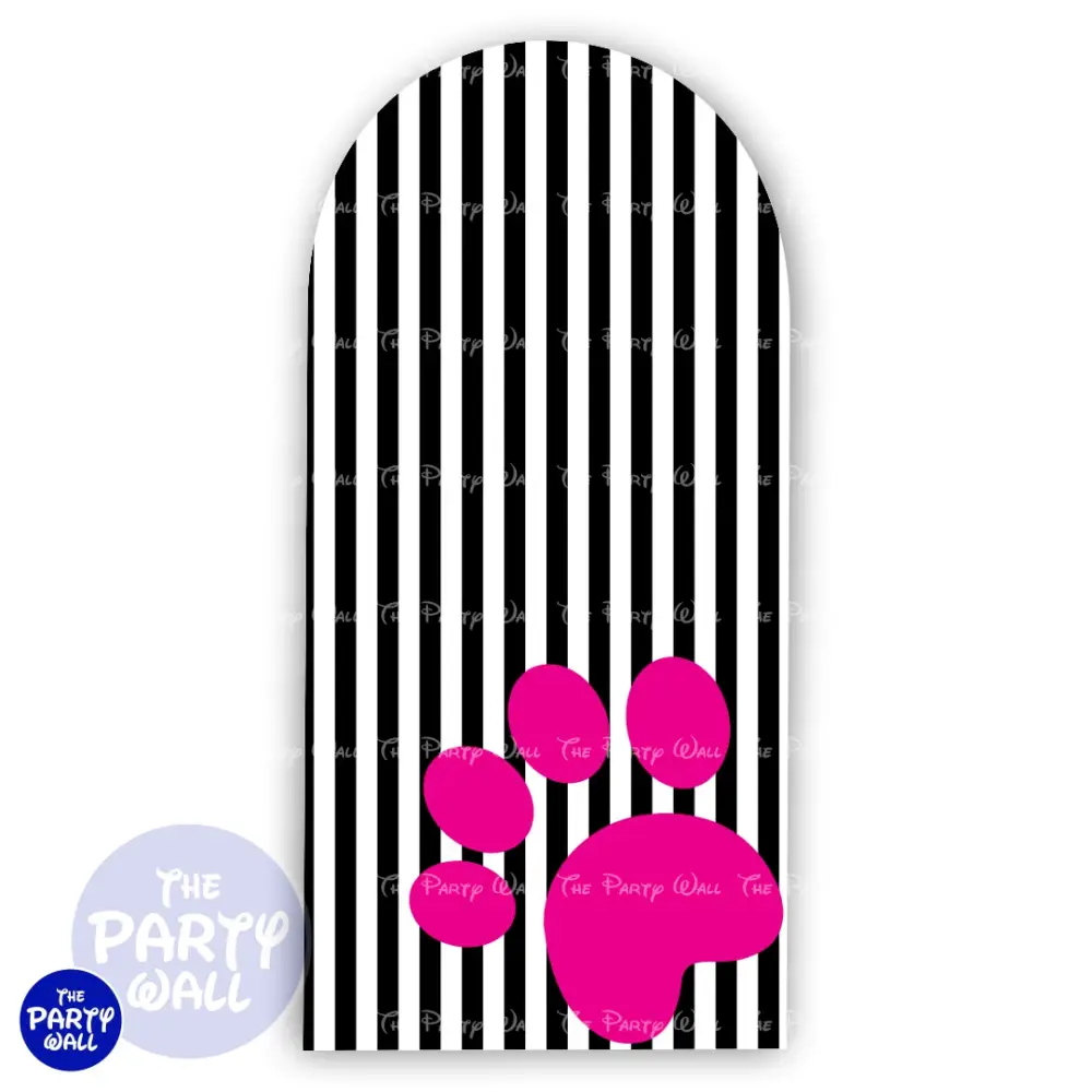 Panda - Funda para mampara de punta redonda o rectangular The Party Wall